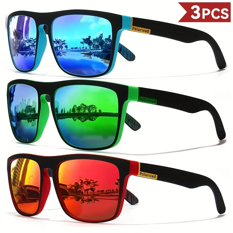 Vintage Square Polarized Driving Sunglasses
