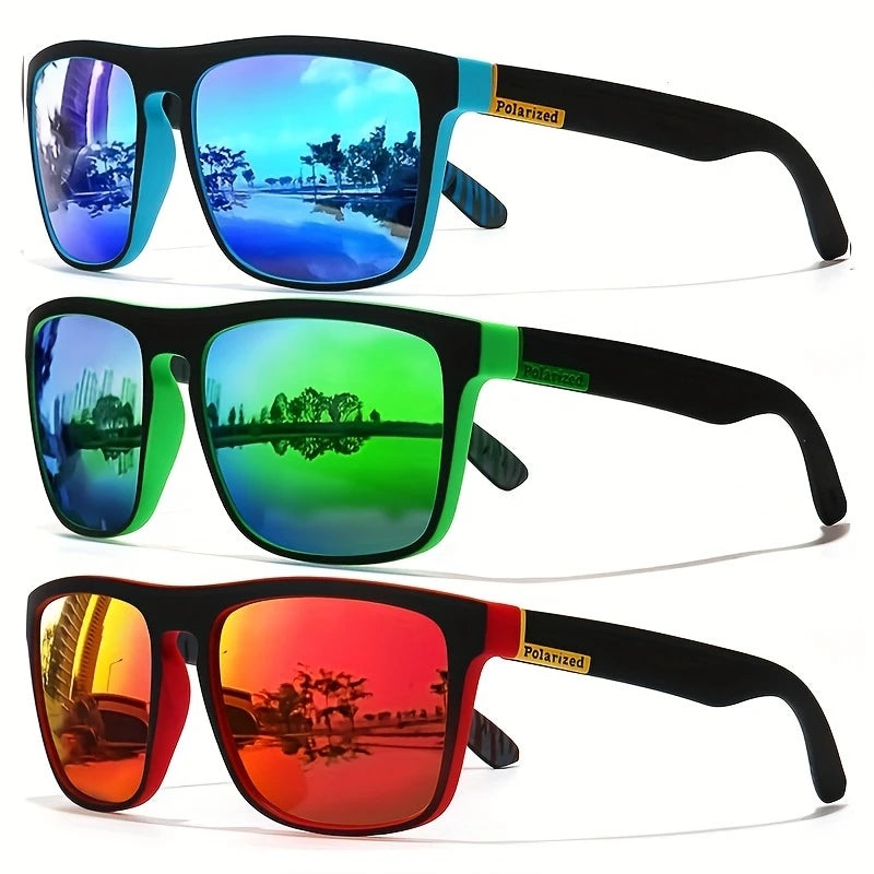 Vintage Square Polarized Driving Sunglasses