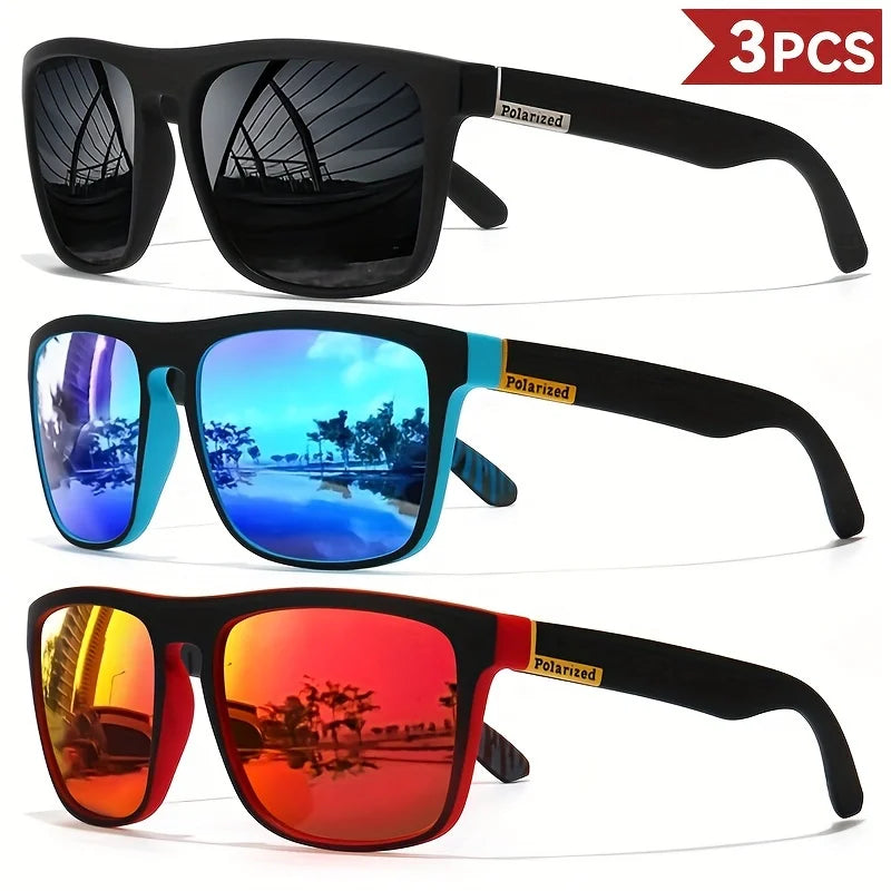 Vintage Square Polarized Driving Sunglasses