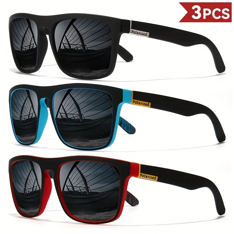 Vintage Square Polarized Driving Sunglasses