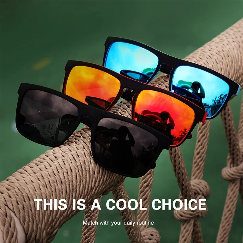 Vintage Square Polarized Driving Sunglasses