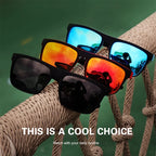 Vintage Square Polarized Driving Sunglasses